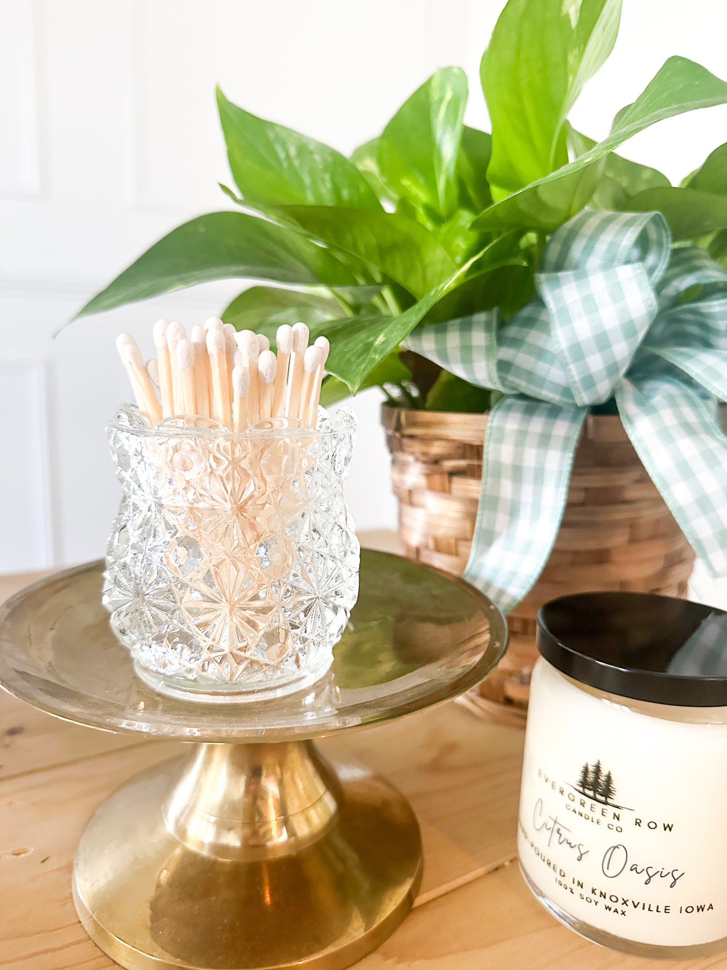 Large Sunburst Match Holder