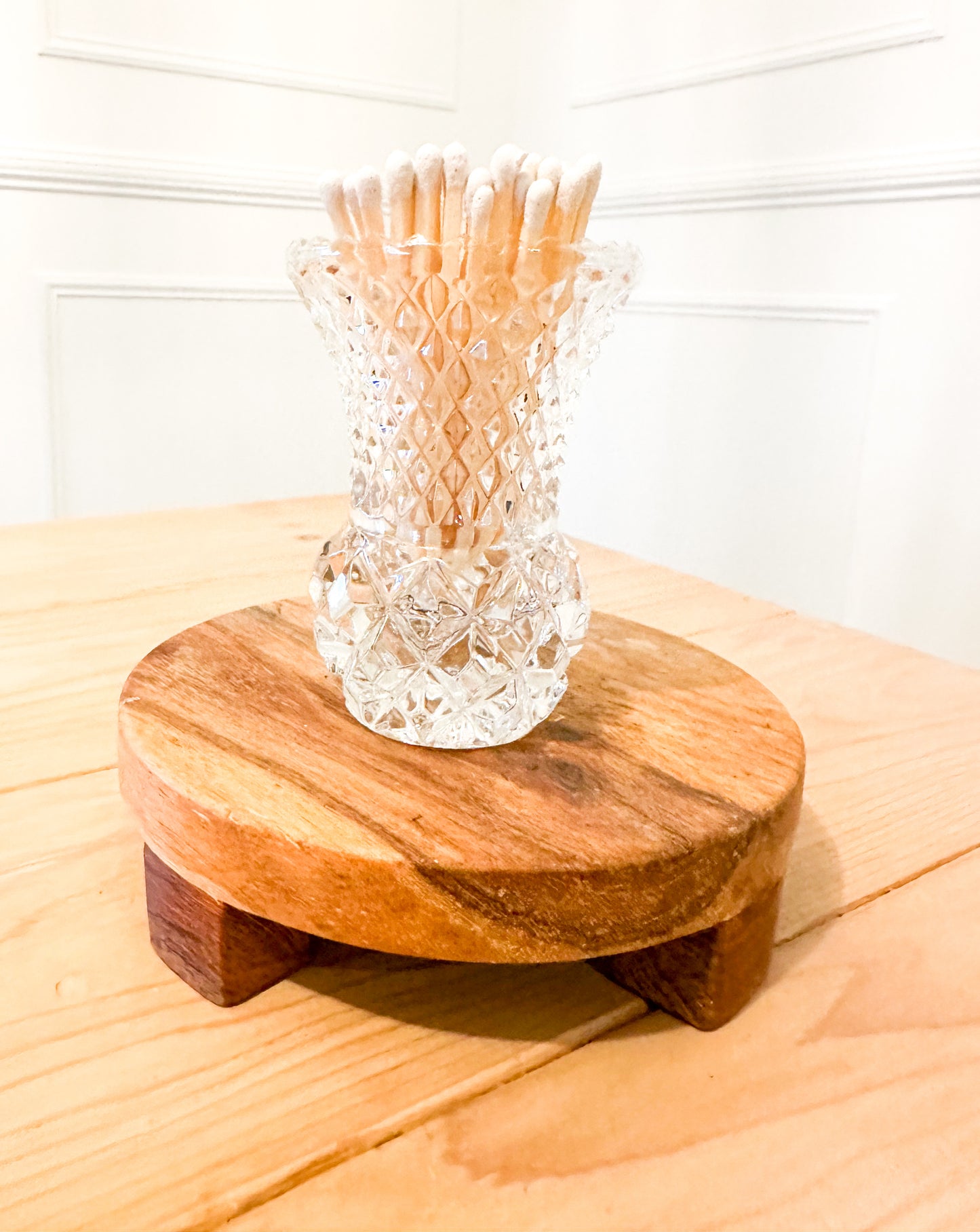 Large Crystal Match Holder
