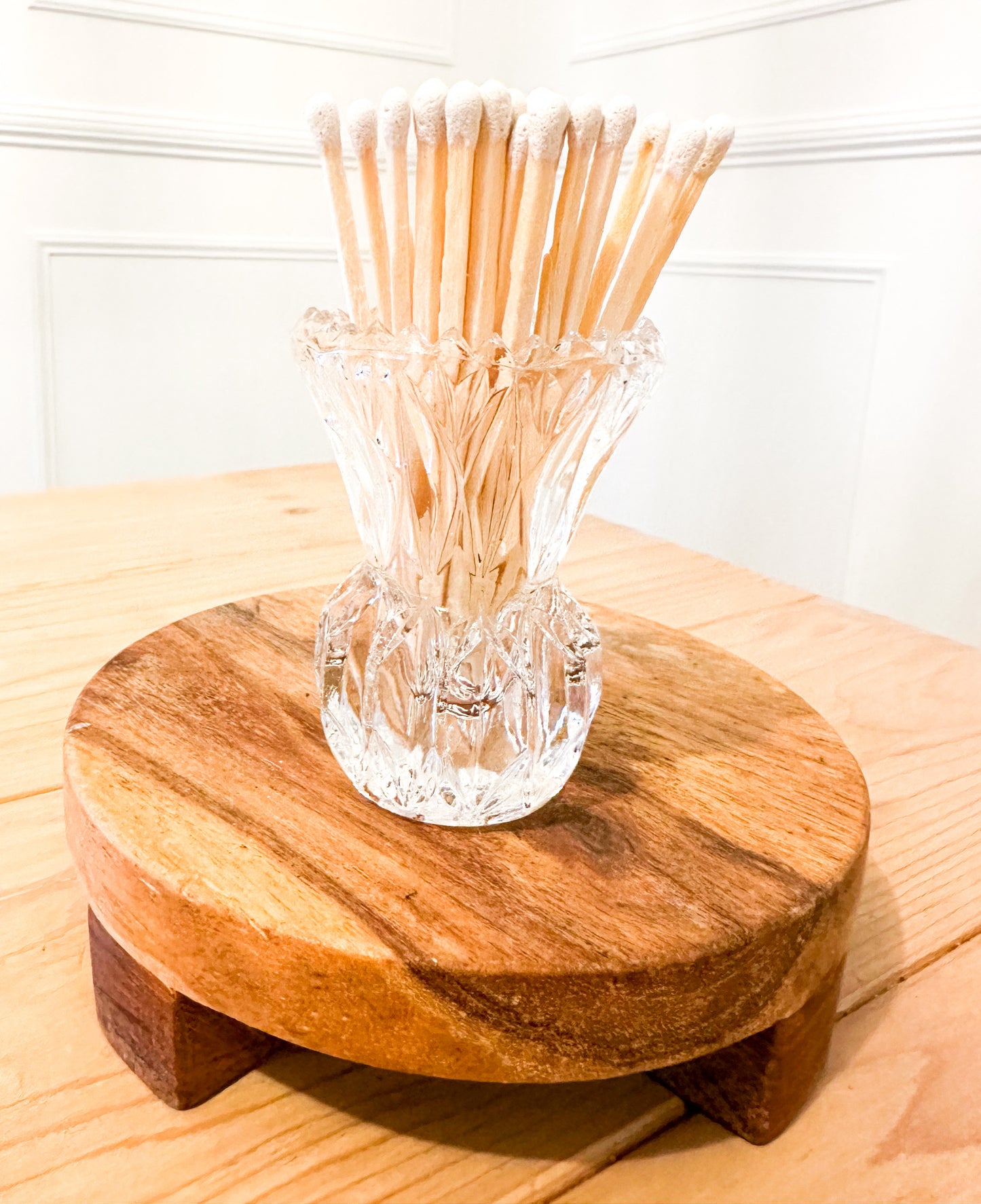 Medium Crystal Match Holder