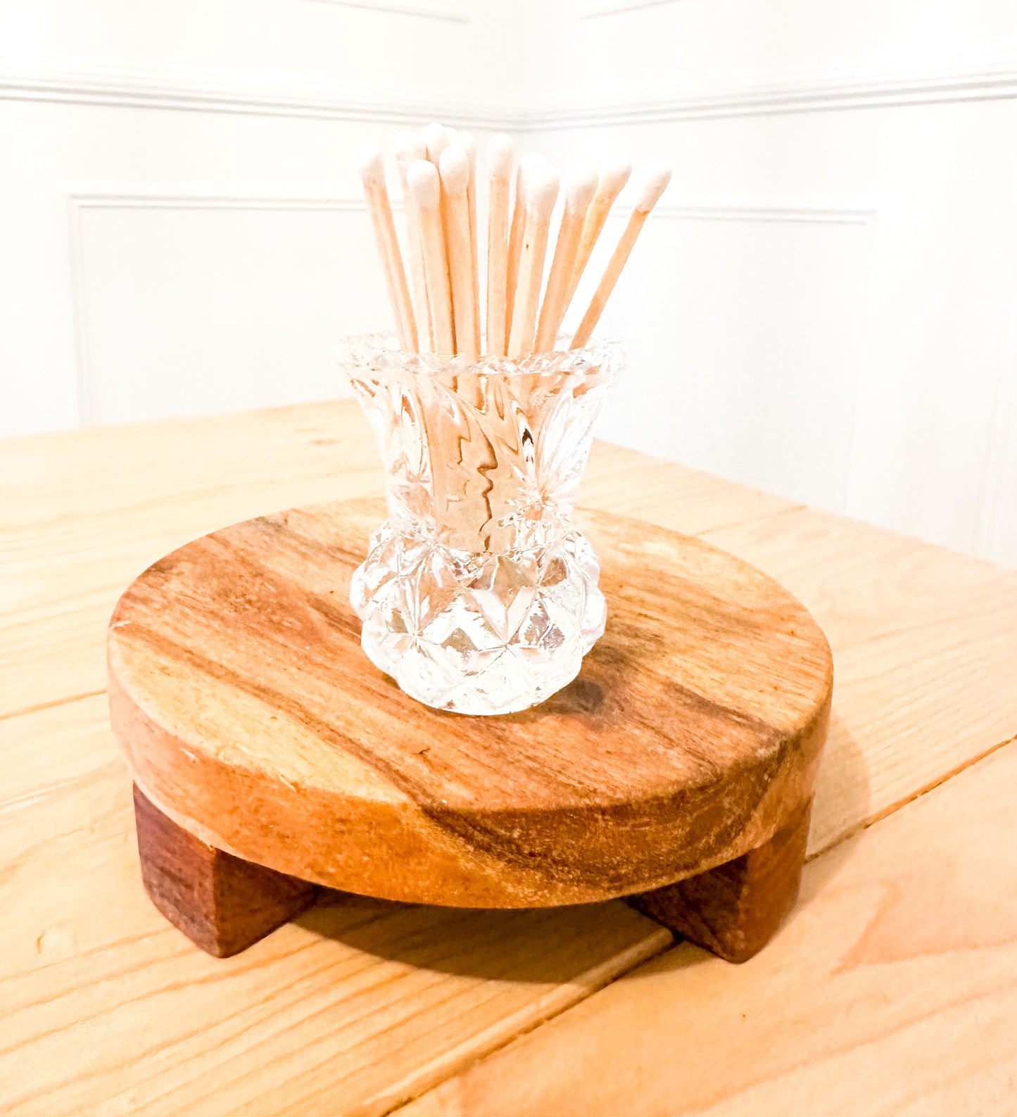 Small Crystal Match Holder