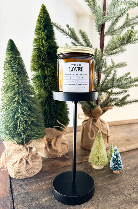 Black Metal Candle Stand